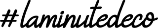 Logo la Minute Déco - Portrait Personnalisé - Motus et bouche cousue